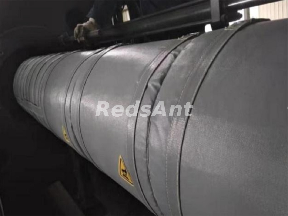 Máquina de moldeo por inyección Aislamiento térmico de barril haitiano 800T con chaqueta de aislamiento RedsAnt Barrel